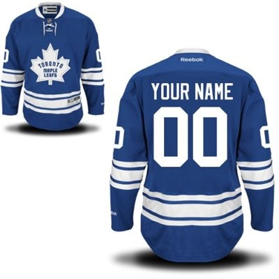 Toronto Maple Leafs Alternate Big And Tall Custom Jersey - Blue