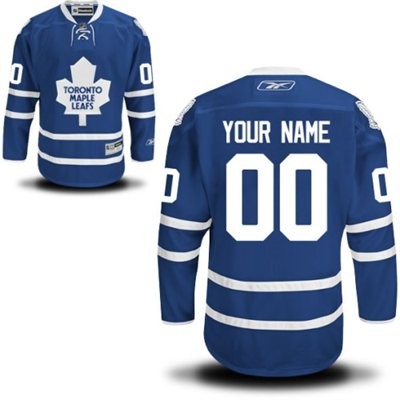 Toronto Maple Leafs Home Big And Tall Custom Jersey - Blue