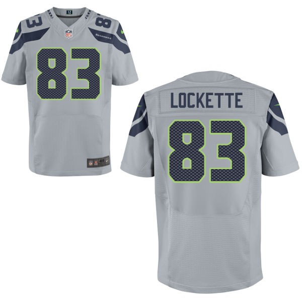 Ricardo Lockette Seattle Seahawks #83 Big And Tall Jersey - Wolf Grey