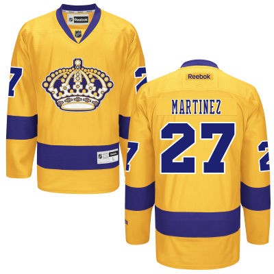 Alec Martinez Los Angeles Kings #27 Alternate Crown Big And Tall Jersey - Gold