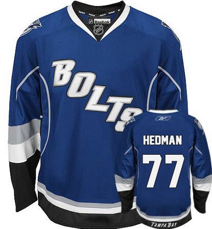 Victor Hedman Tampa Bay Lightning #77 Alternate Bolts Big And Tall Jersey - Blue