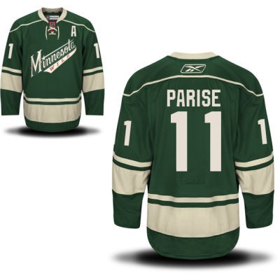 Zach Parise Minnesota Wild #11 Alternate A Patch Big And Tall Jersey - Green