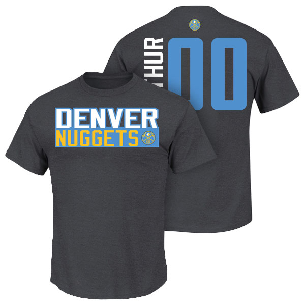 Men's  Darrell Arthur Denver Nuggets Net Number Navy T-shirt